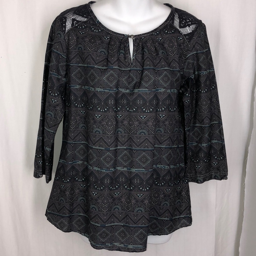 KUHL M Flora 3/4 Organic Cotton Silk Tunic Top